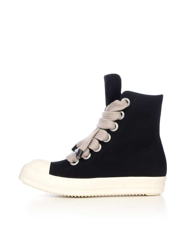 DRKSHDW by Rick Owens | Denim Sneaks Jumbolace Black - Concrete