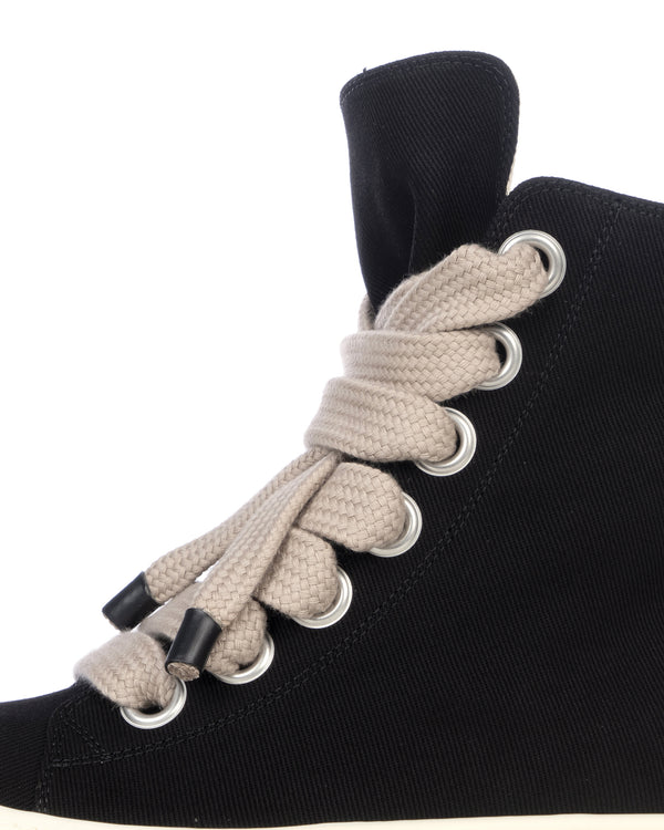DRKSHDW by Rick Owens | Denim Sneaks Jumbolace Black - Concrete