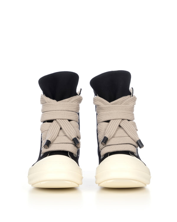 DRKSHDW by Rick Owens | Denim Sneaks Jumbolace Black - Concrete