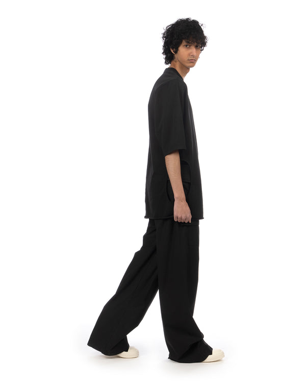DRKSHDW by Rick Owens | Creatch Wide Pants Black - Concrete