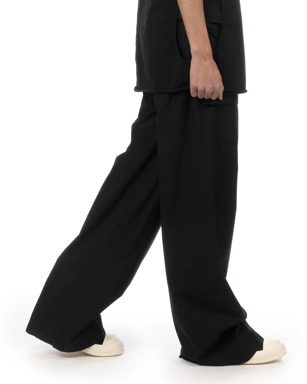 DRKSHDW by Rick Owens | Creatch Wide Pants Black - Concrete