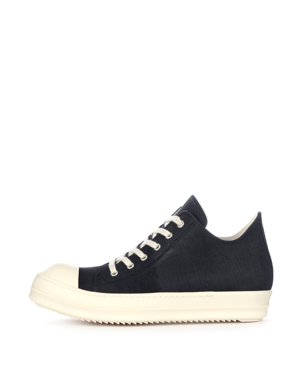 DRKSHDW by Rick Owens | Denim Low Sneaks Black / Milk - Concrete