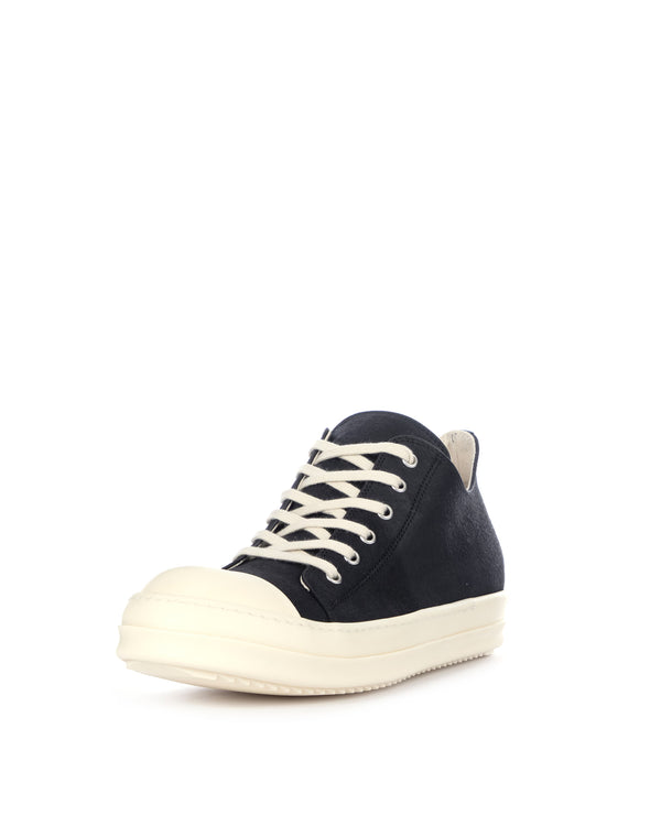 DRKSHDW by Rick Owens | Denim Low Sneaks Black / Milk - Concrete
