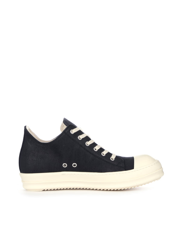 DRKSHDW by Rick Owens | Denim Low Sneaks Black / Milk - Concrete