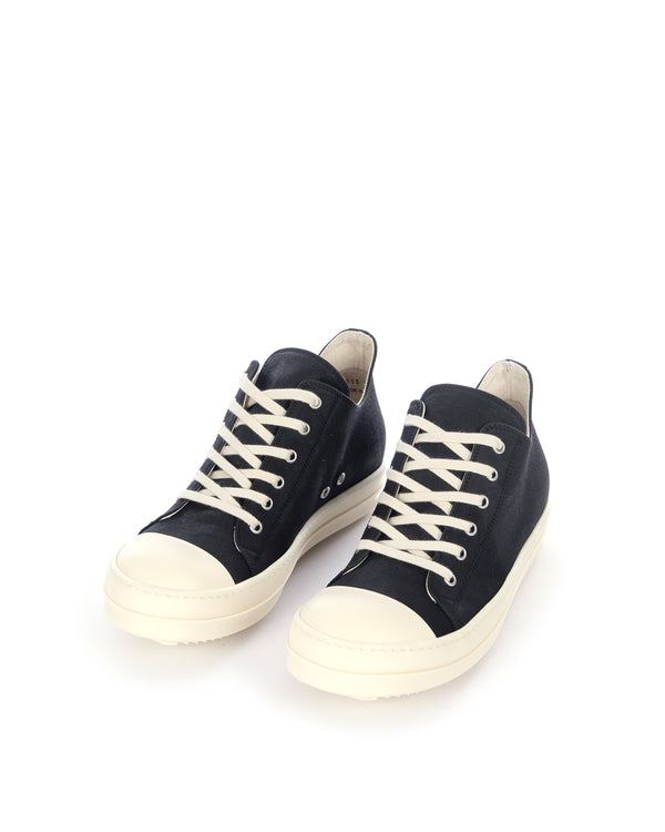 DRKSHDW by Rick Owens | Denim Low Sneaks Black / Milk - Concrete