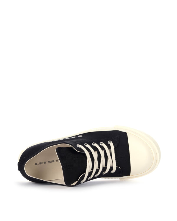 DRKSHDW by Rick Owens | Denim Extreme Low Sneaks Black - Concrete