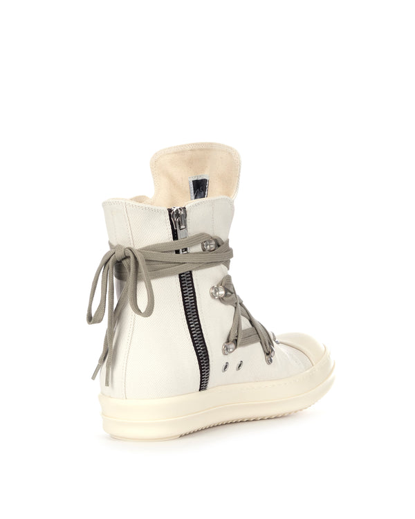 DRKSHDW by Rick Owens | Denim Sneaks Megalace Cream / Milk - Concrete