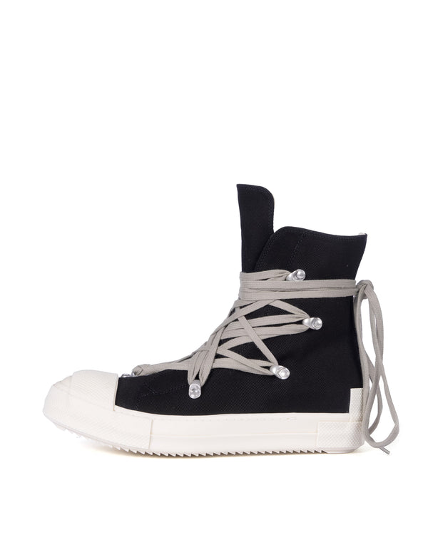 DRKSHDW by Rick Owens | Denim Sneaks Megalace Black Milk Milk