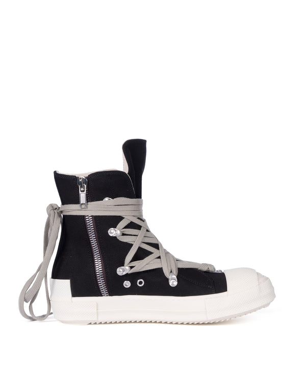 DRKSHDW by Rick Owens | Denim Sneaks Megalace Black Milk Milk