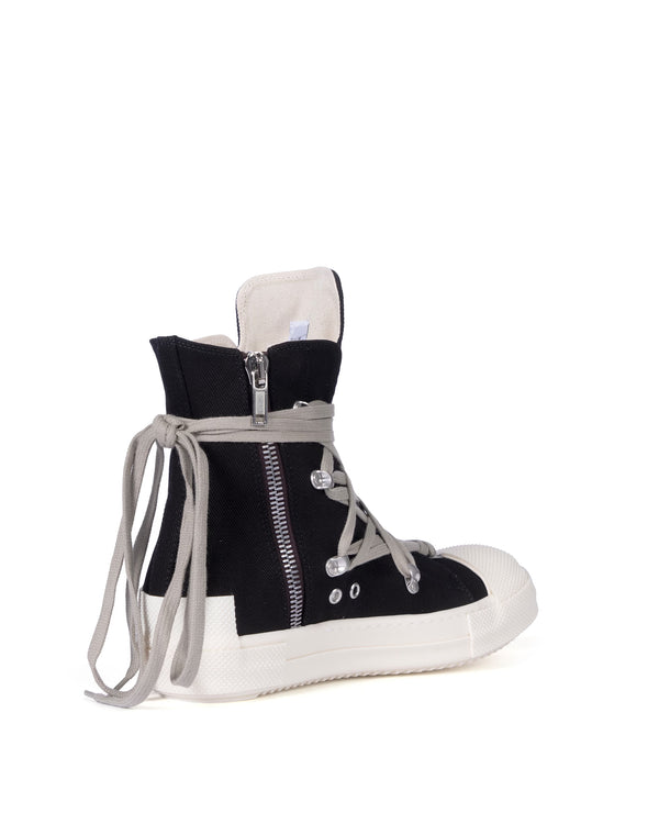 DRKSHDW by Rick Owens | Denim Sneaks Megalace Black Milk Milk
