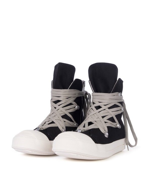 DRKSHDW by Rick Owens | Denim Sneaks Megalace Black Milk Milk
