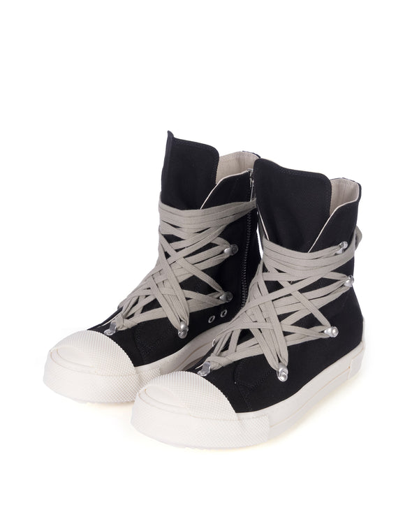 DRKSHDW by Rick Owens | Denim Sneaks Megalace Black Milk Milk