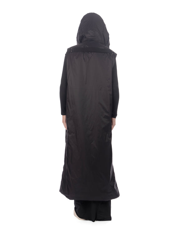 DRKSHDW by Rick Owens | U Hooded Sleeveless Liner Black - Concrete