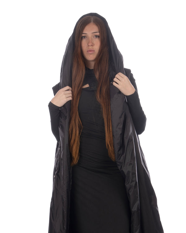 DRKSHDW by Rick Owens | U Hooded Sleeveless Liner Black - Concrete