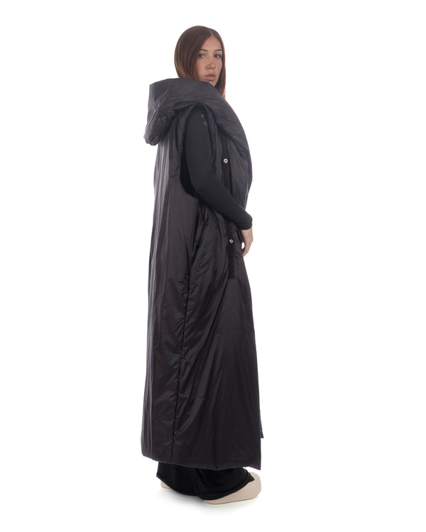 DRKSHDW by Rick Owens | U Hooded Sleeveless Liner Black - Concrete