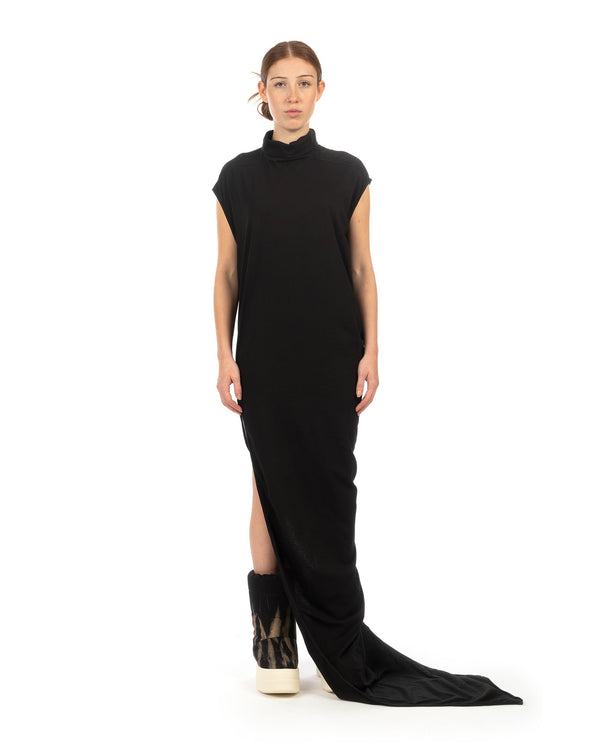 rick owens shirt dress Rick Owens Tommykite Two-tone T-shirt Dress In Rose-pink