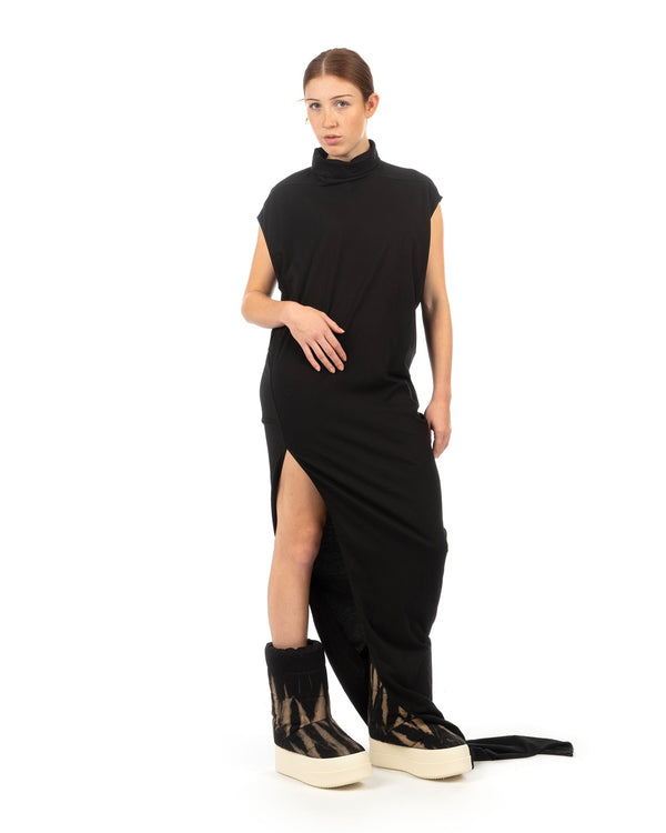 rick owens t shirt dress Rick Owens Drkshdw Tecuatl Jumbo T-shirt Dress In Black