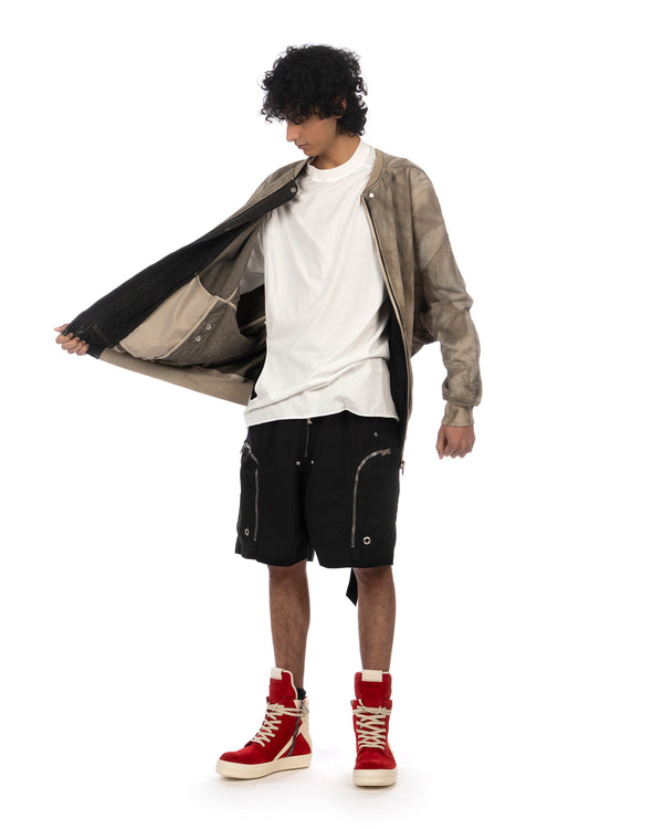 DRKSHDW by Rick Owens | Jumbo Flight Denim Bomber Dust - Concrete