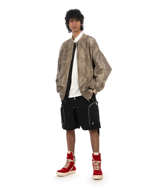 DRKSHDW by Rick Owens | Jumbo Flight Denim Bomber Dust - Concrete