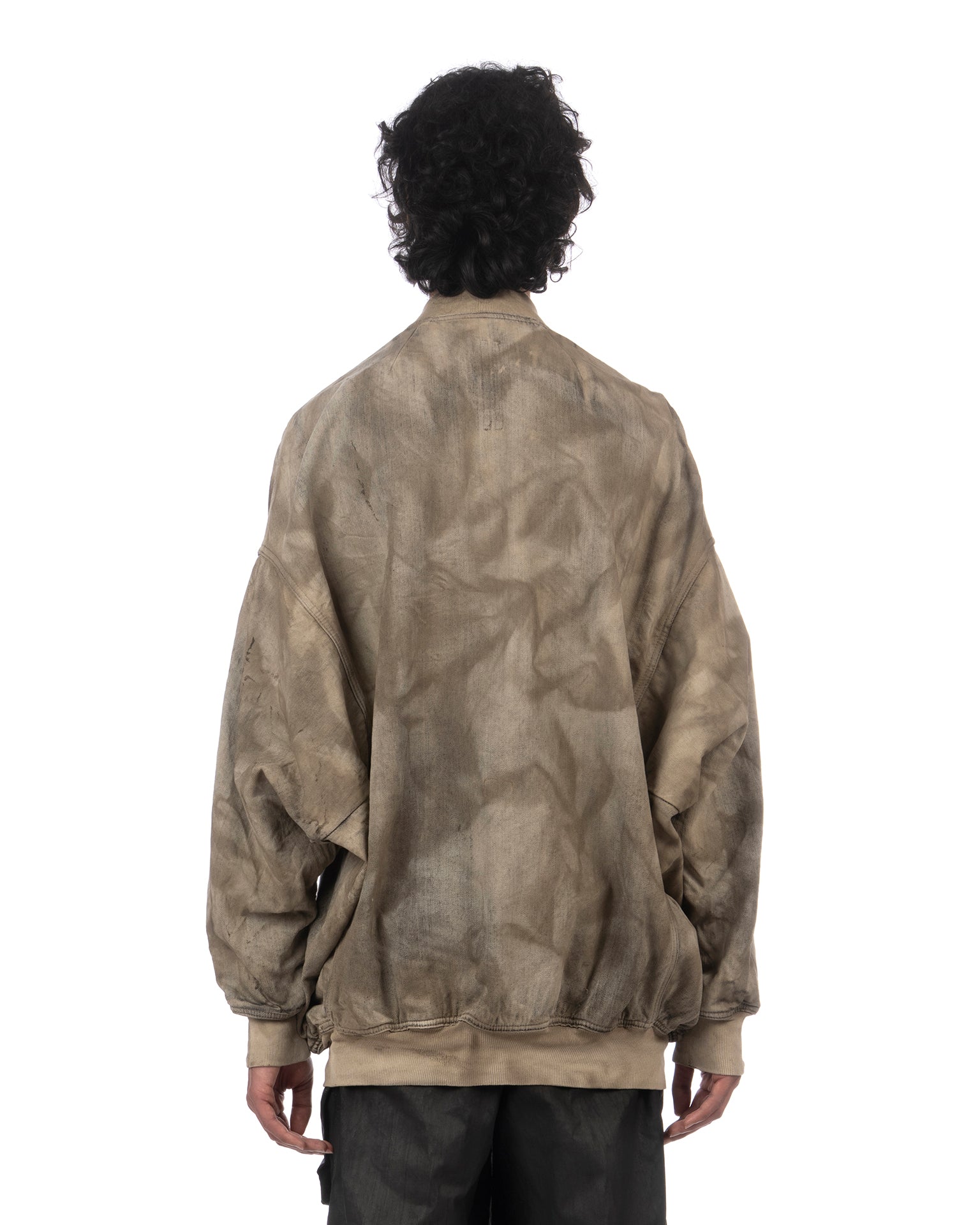 DRKSHDW by Rick Owens | Jumbo Flight Denim Bomber Dust – Concrete