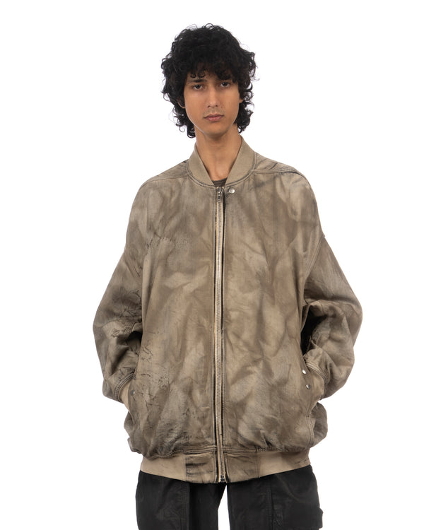 DRKSHDW by Rick Owens | Jumbo Flight Denim Bomber Dust - Concrete