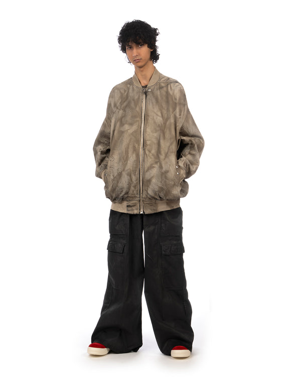 DRKSHDW by Rick Owens | Jumbo Flight Denim Bomber Dust - Concrete