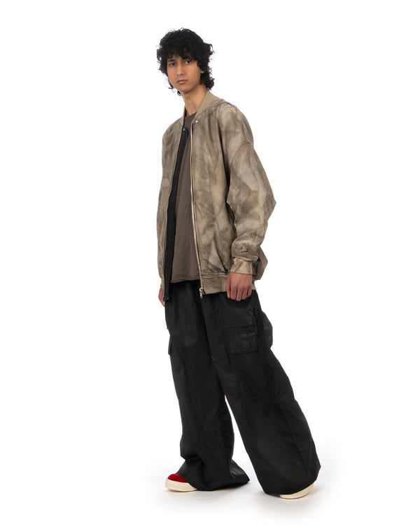 DRKSHDW by Rick Owens | Denim Double Cargo Pants Black - Concrete