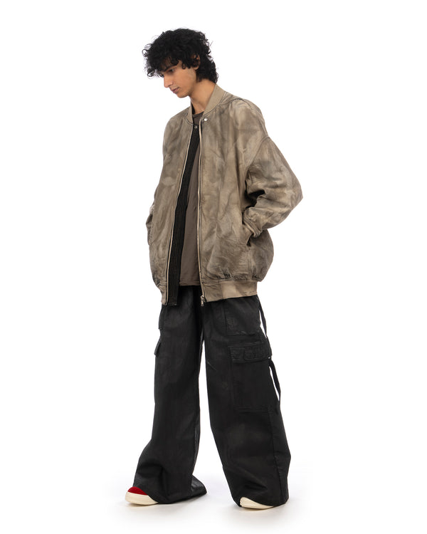 DRKSHDW by Rick Owens | Jumbo Flight Denim Bomber Dust - Concrete