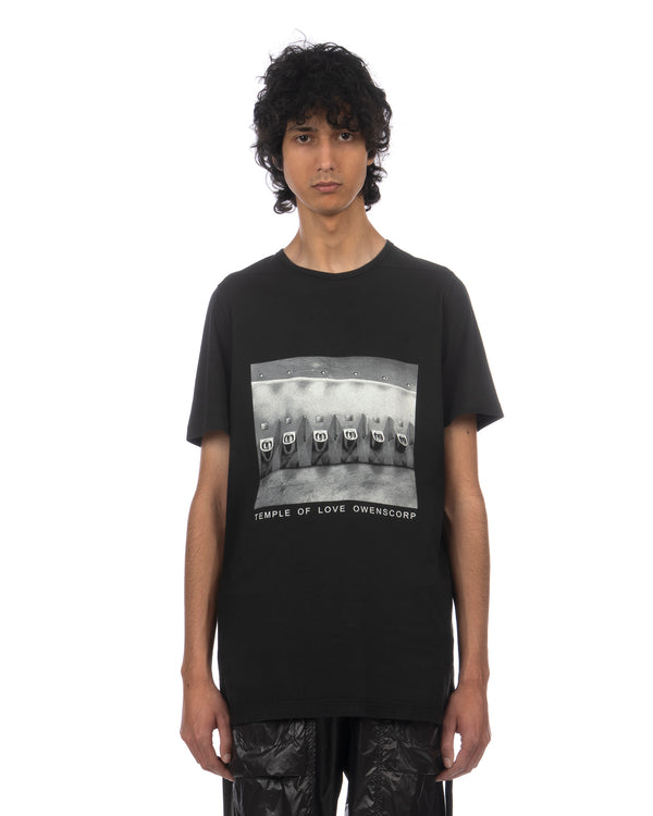 DRKSHDW by Rick Owens | Level Knit T-Shirt Black - Concrete