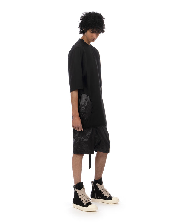 DRKSHDW by Rick Owens | Drawstring Nylon Short Black - Concrete