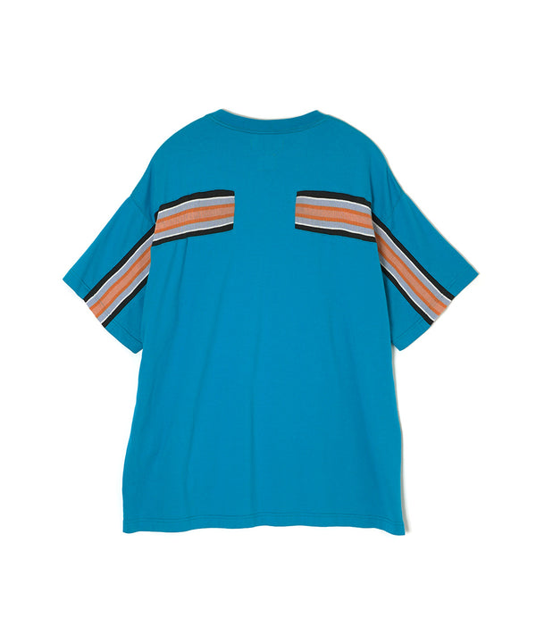 FACETASM | Rib Big T-Shirt Blue