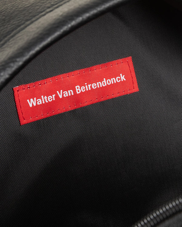 Walter Van Beirendonck | x Eastpak Walter Pak'r Black Faux Leather - Concrete