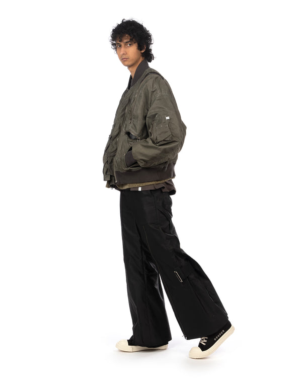 FACETASM | Zipper Bug Woven MA-1 Khaki - Concrete