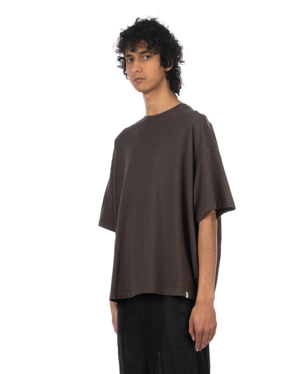 FACETASM | Rib Big T-Shirt Brown - Concrete