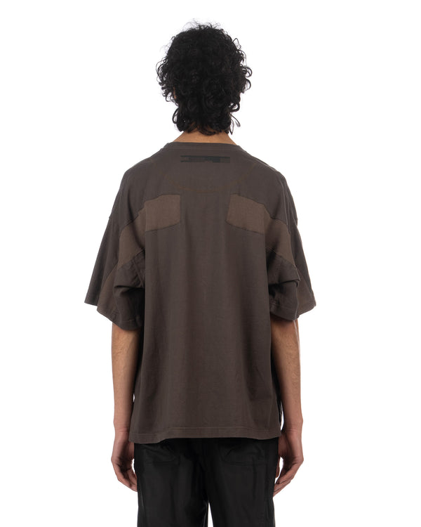 FACETASM | Rib Big T-Shirt Brown - Concrete