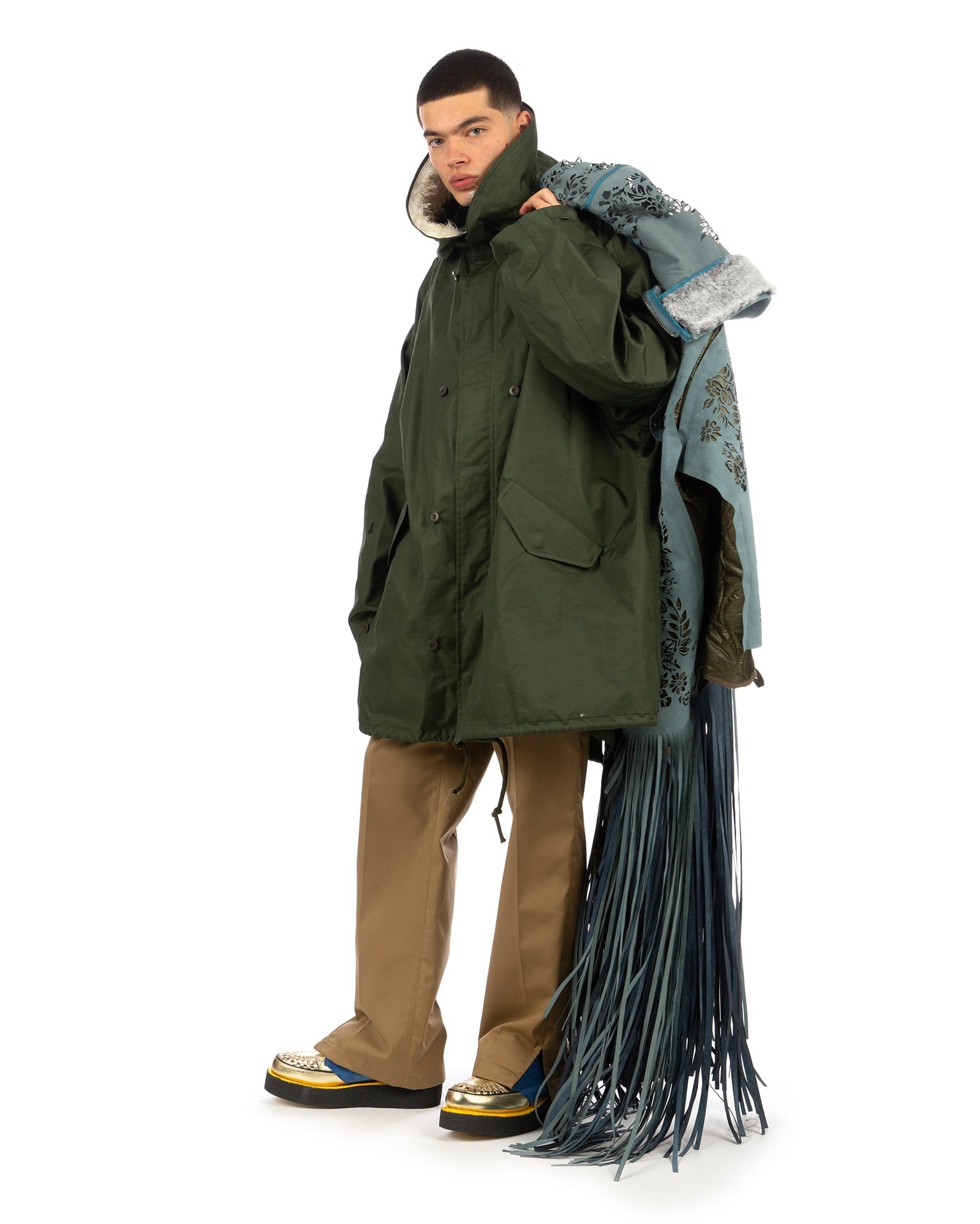 FACETASM | x Alcantara Mods Coat Baby Gray | Concrete