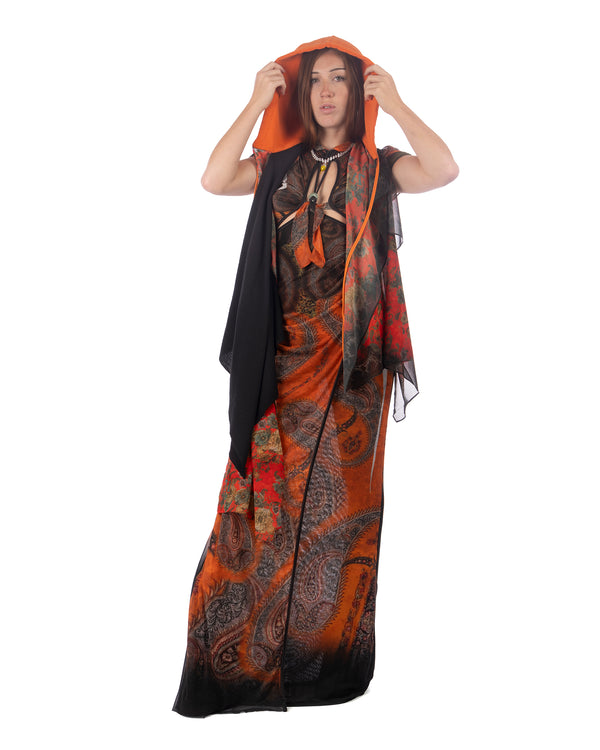 OTTOLINGER | Mesh Dragonfly Dress Paisley Priora