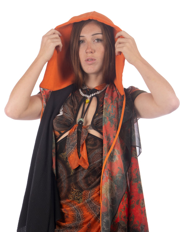 OTTOLINGER | Foulard Hood Orange Print