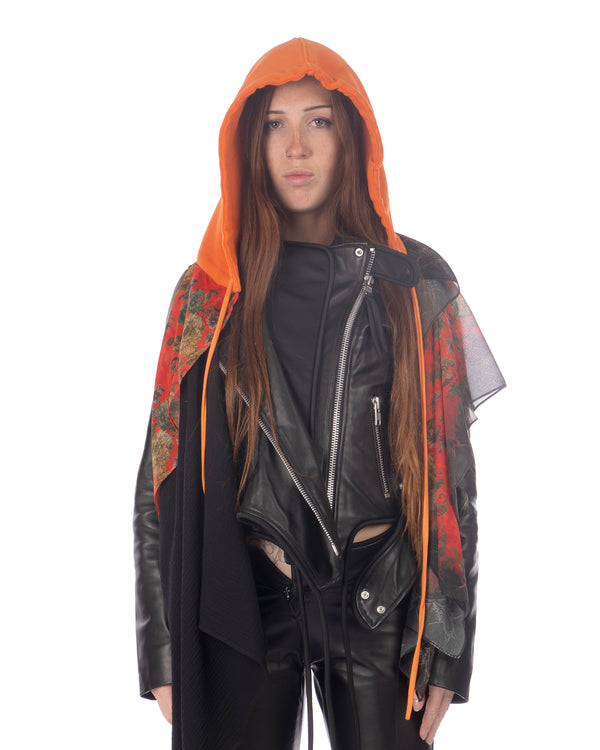 OTTOLINGER | Foulard Hood Orange Print