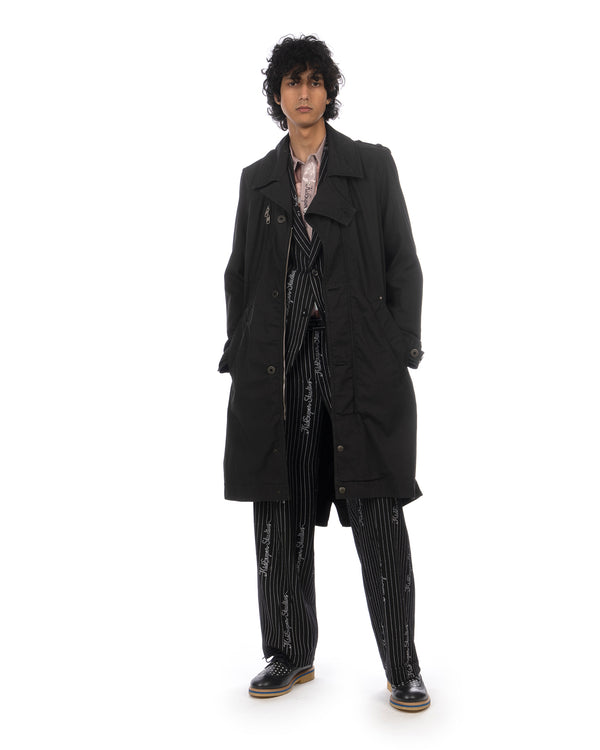 Griffin | GFM003 Flight Mac Parka Black - Concrete