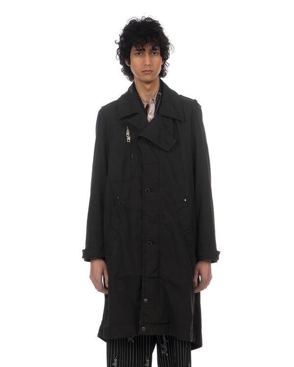 Griffin | GFM003 Flight Mac Parka Black - Concrete