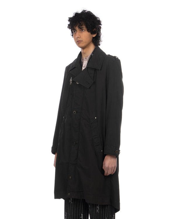Griffin | GFM003 Flight Mac Parka Black - Concrete