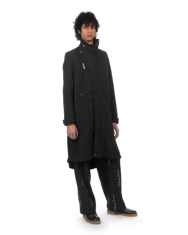 Griffin | GFM003 Flight Mac Parka Black - Concrete