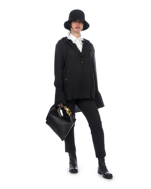 JW Anderson | Small Hobo Chain Bag Black - Concrete