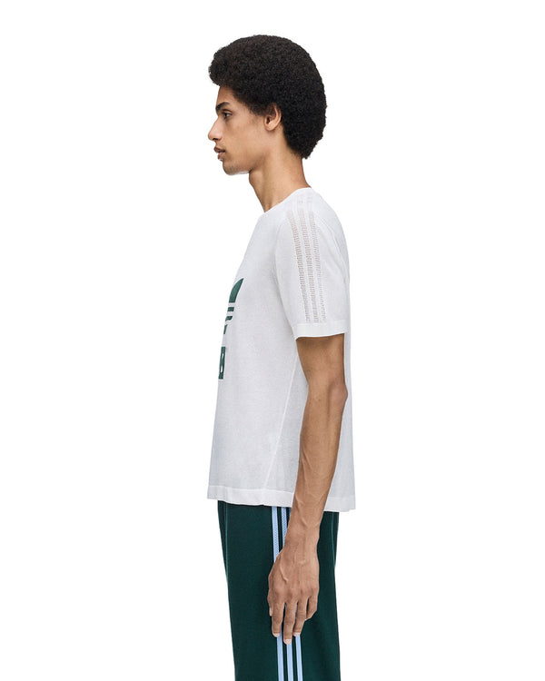adidas | x Wales Bonner Knitted T-Shirt White - Concrete