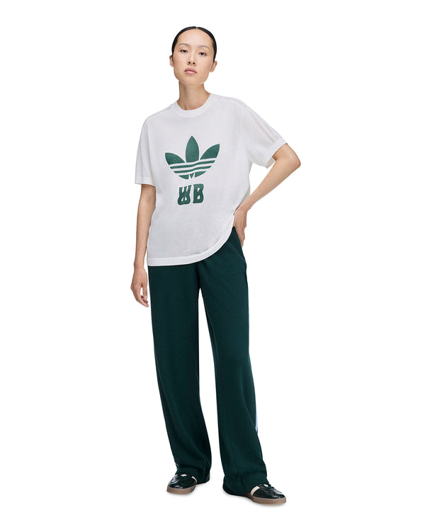 adidas | x Wales Bonner Knitted T-Shirt White - Concrete
