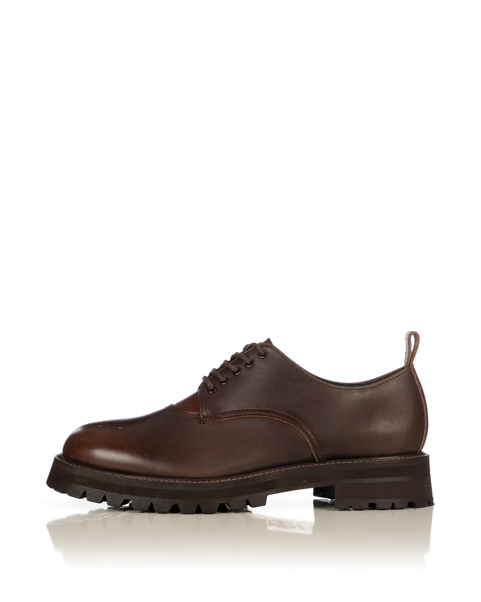 Hender Scheme | Commando Blucher Dark Brown | Concrete