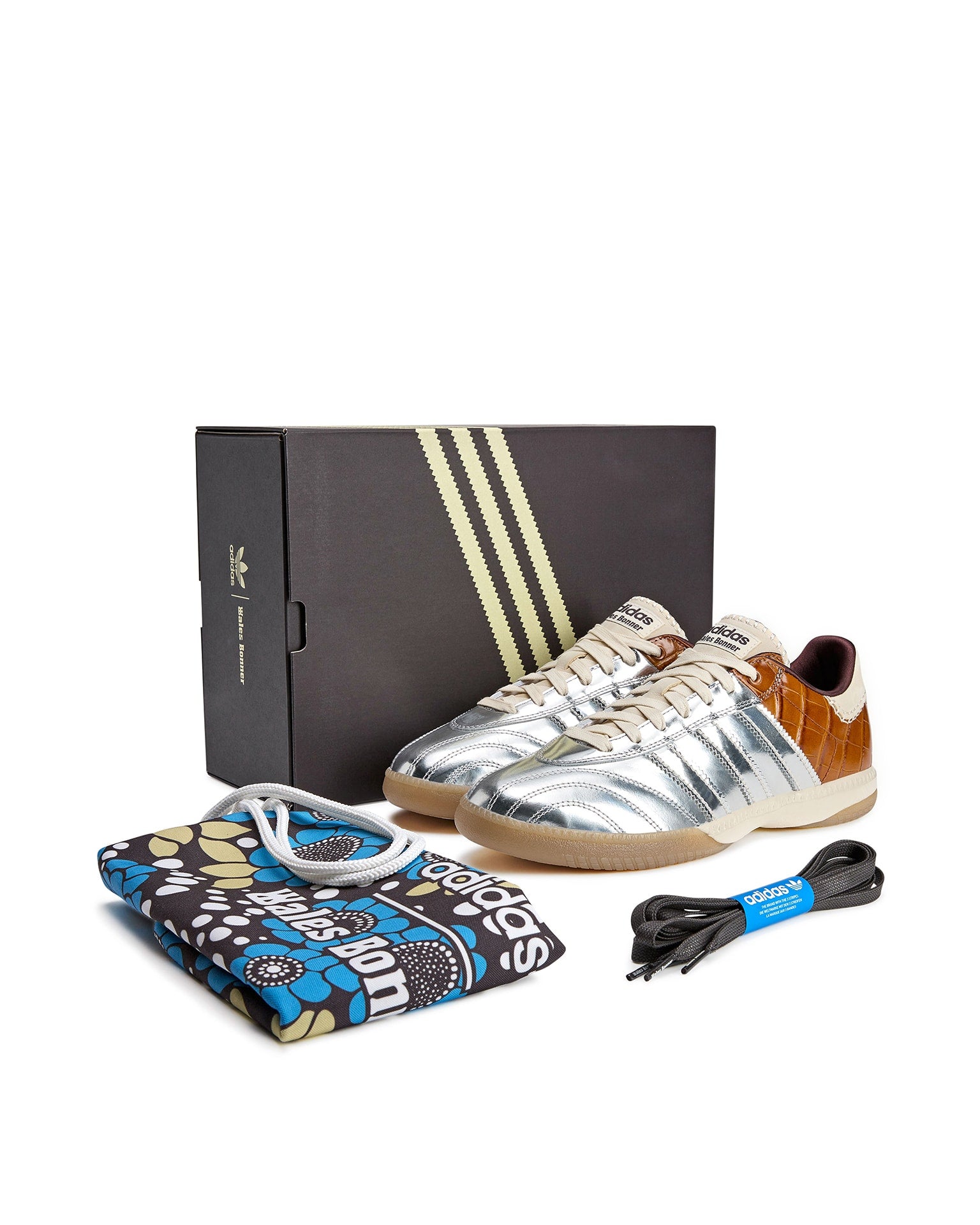 adidas | x Wales Bonner Millennium Samba Metallic | Concrete