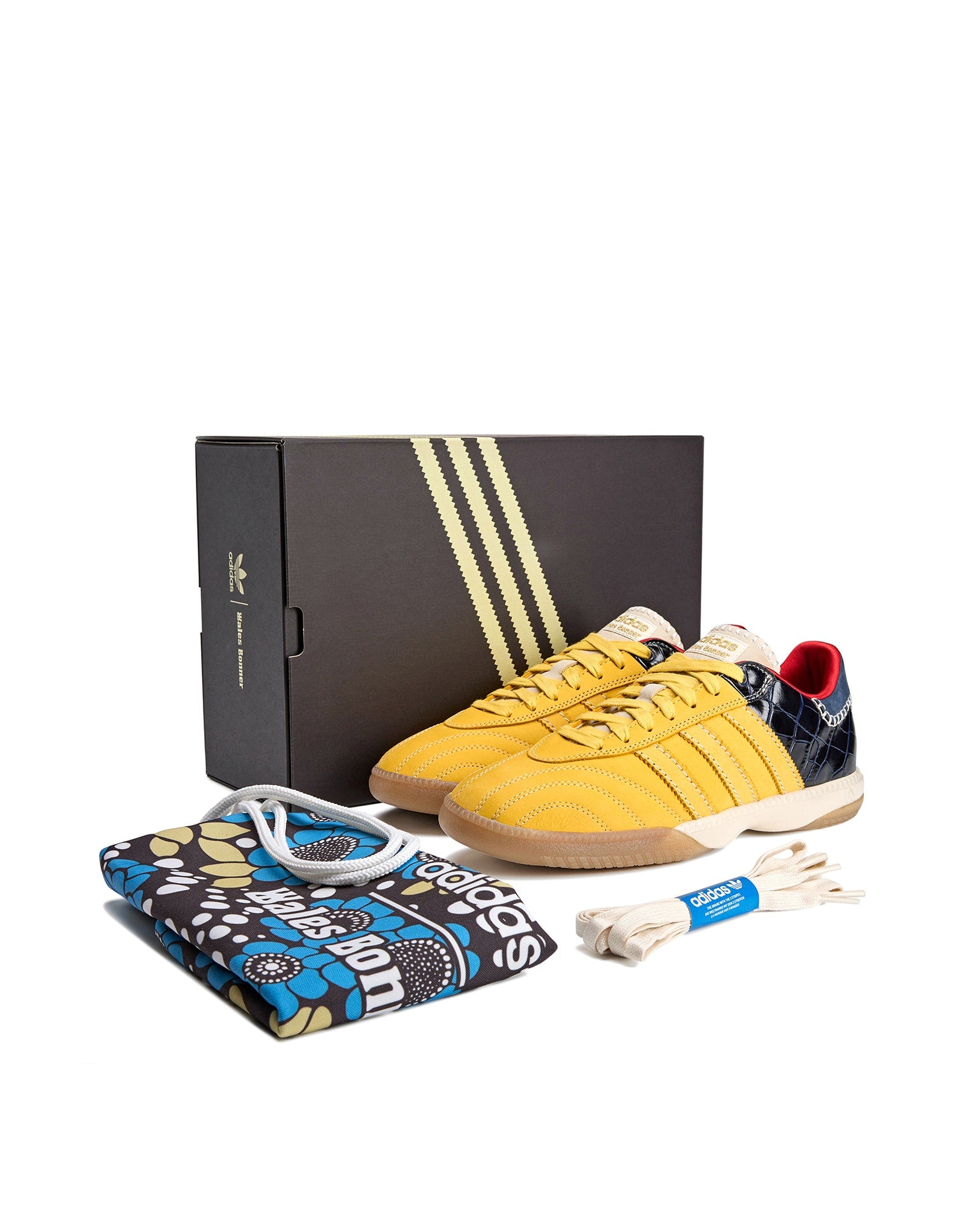 adidas | x Wales Bonner MN Samba Suede St. Fade Gold | Concrete