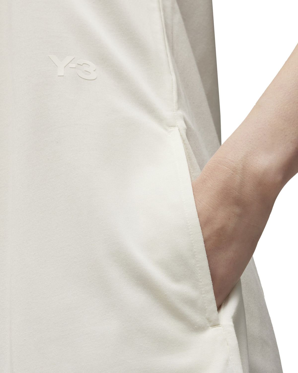 adidas Y-3 | W Asymmetric Dress Off White - IV8225 - Concrete